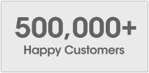 500,000+ Happy Customers