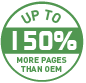 Up To 150% More Pages
