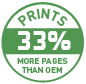 Print 33% More Pages