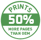 Print 50% More Pages