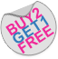 Buy 2 Get 1 Free