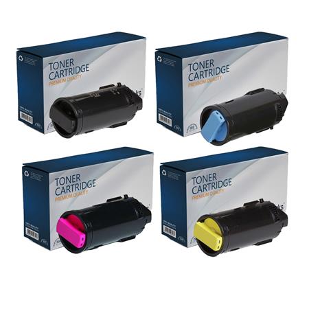 Printerinks Multicolor Compatible Xerox Versalink C500 Printer Toner Cartridges (4 Pack) -106R03862 Multipack
