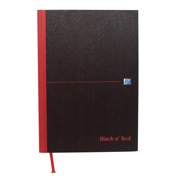 Black n Red, 1931[^]F66173 A4 Book Casebound 90gsm Narrow Ruled