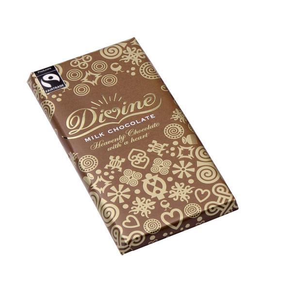 Divine, 1931[^]609680 Fairtrade (100g) Chocolate Milk Bar 609680