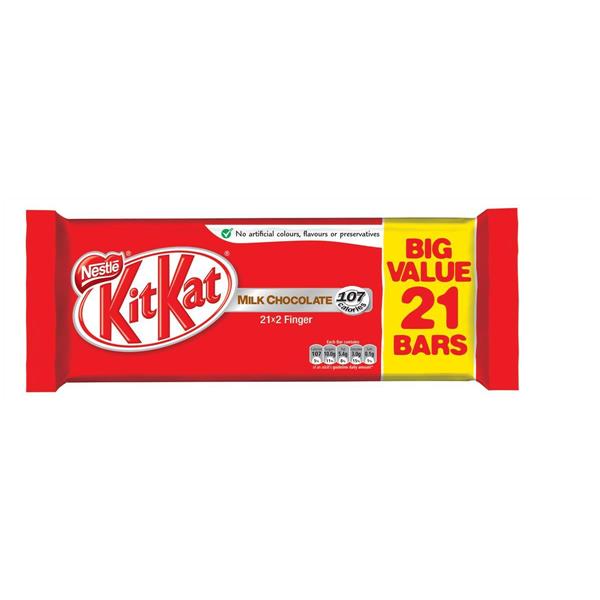 Kitkat, 1931[^]100410 Nestle Kit Kat Chocolate Bars 2 Finger Bars Pack