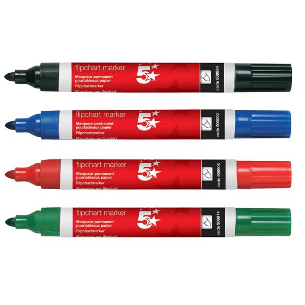 5 Star, 1931[^]909922 Flipchart Marker Pen Water-based Line