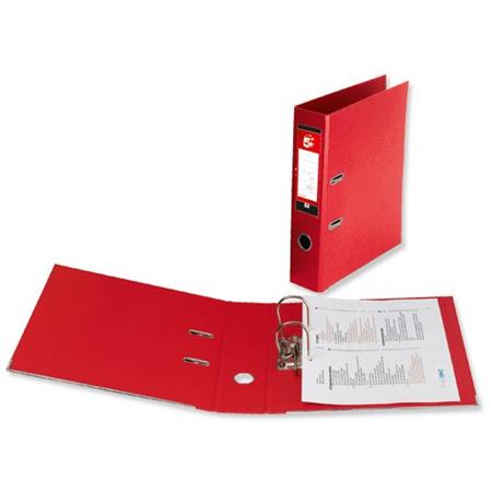 5 Star, 1931[^]340352 Lever Arch File PVC Spine 70mm A4 Red