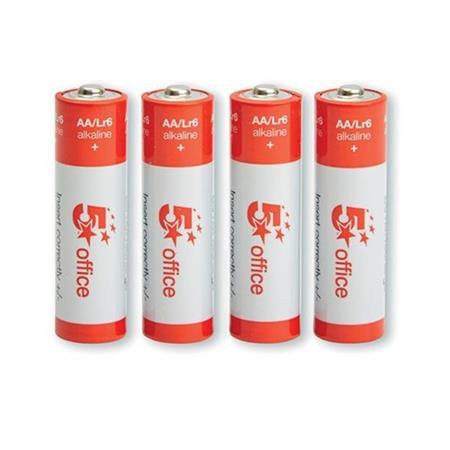 5 Star, 1931[^]937981 Office Batteries AA (Pack 4) 937981