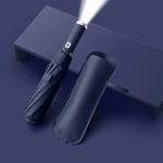 Free Windproof Automatic Reversable Folding Umbrella With Adjustable LED Flashlight