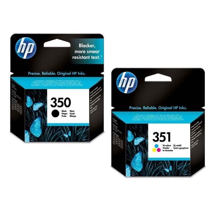 Hp Multicolor Photosmart C5200 Printer Ink Cartridges (2 Pack) -Sd412ee Multipack Original
