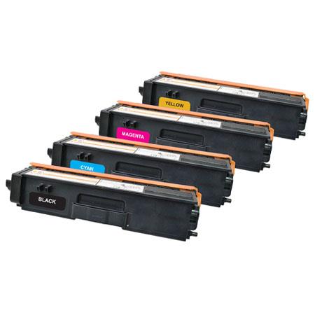 compatible multipack brother hl-4150cdn printer toner cartridges 4 pack -tn320bk