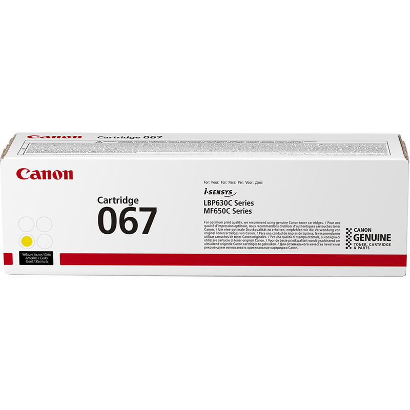 Canon Yellow 067 (5099C002) Original Standard Capacity Toner Cartridge