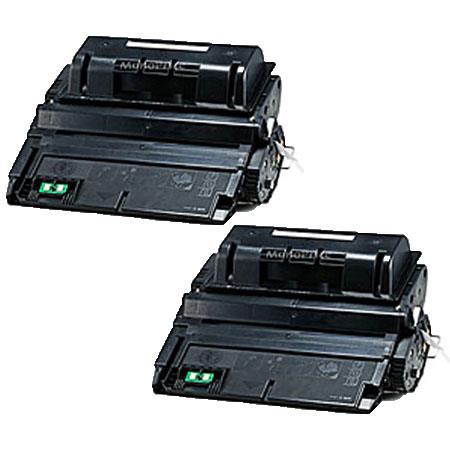 compatible multipack hp laserjet 4200lvn printer toner cartridges 2 pack -q1338x