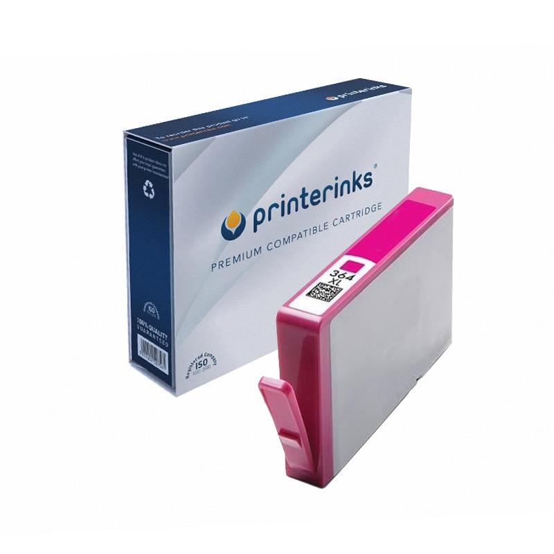 compatible magenta hp 364xl high capacity ink cartridge replaces hp cb324ee