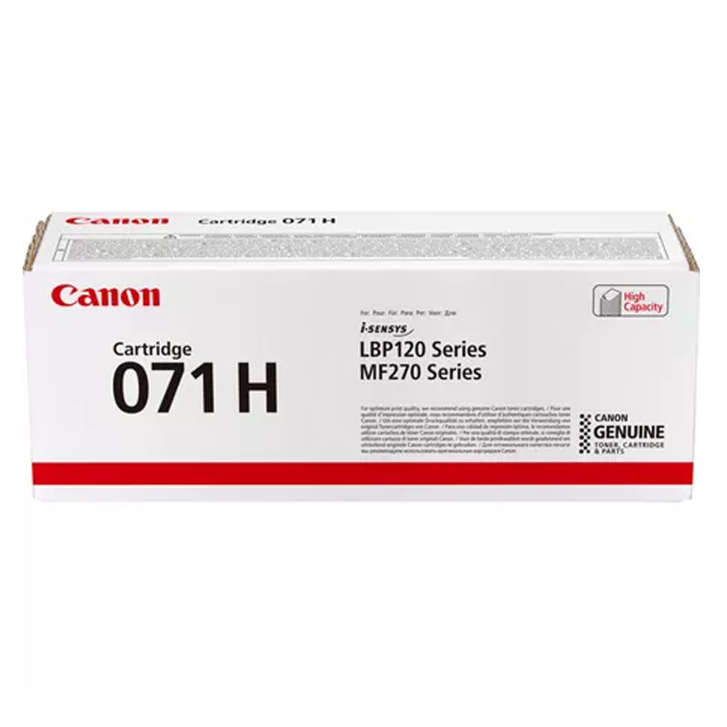 Canon Black 071H (5646C002) Original High Capacity Toner Cartridge