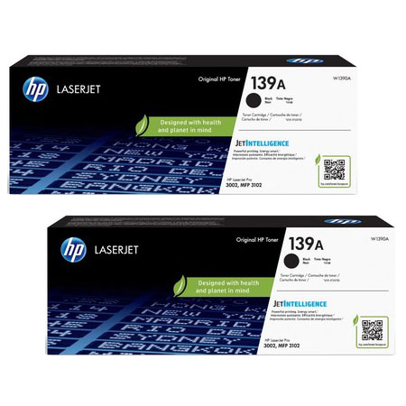 Hp Multicolor Laserjet Pro 3002Dn Printer Toner Cartridges (2 Pack) -W1390a Multipack Original