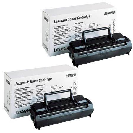 original multipack lexmark optra es printer toner cartridges 2 pack -69g8256