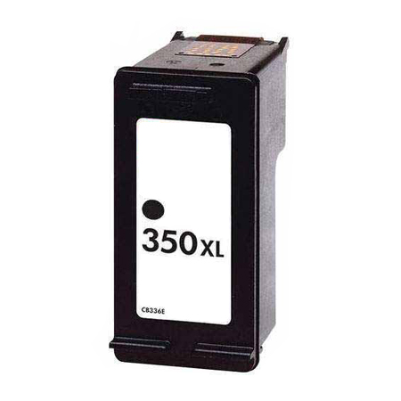 Printerinks Black Compatible Hp 350XL High Capacity Ink Cartridge (Replaces Hp Cb336ee)