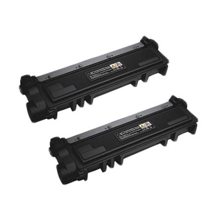Printerinks Multicolor Compatible Dell E310dw Printer Toner Cartridges (2 Pack) -593-Bblh Multipack