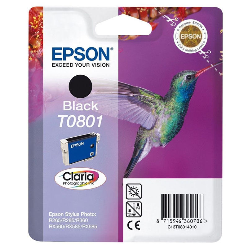 Epson T0801 Black Ink Cartridge - Image 17