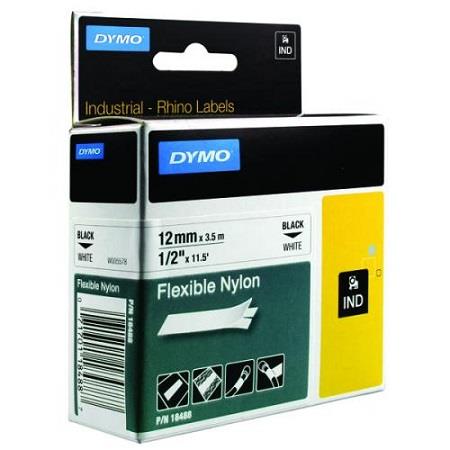 Dymo Black/White 18482 (S0718240) Original Label Tape (9Mm X 5.5M) On