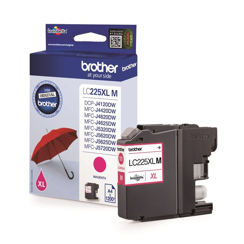 Brother Magenta Lc225xlm Original High Capacity Ink Cartridge