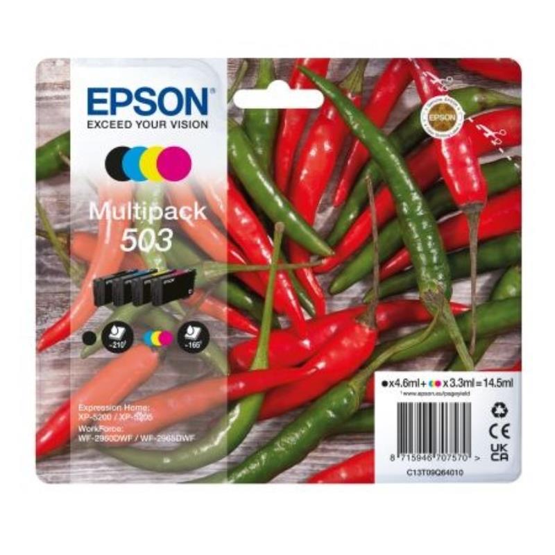 Epson Multi Colour 503 (C13t09q64010) Ink Cartridge Original Multipack - Image 15
