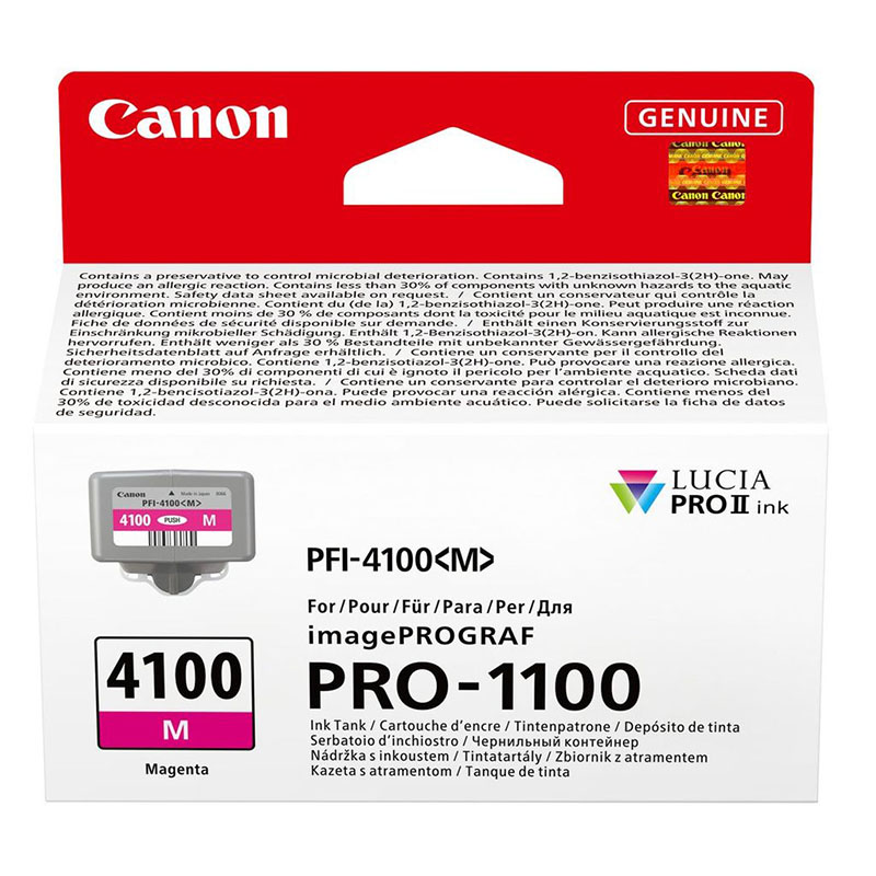 Canon Magenta Pfi-4100M Original Ink Cartridge