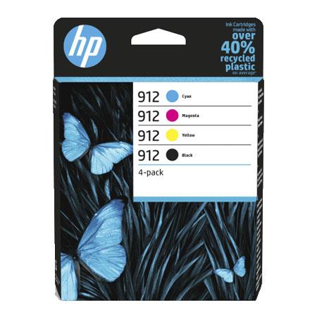 Printer Consumables HP 912 Black and Colour Original Standard Capacity Ink Cartridge Multipack (6ZC74AE)