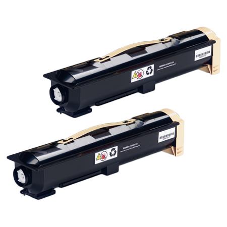 Printerinks Multicolor Compatible Xerox Phaser 5500Dx Printer Toner Cartridges (2 Pack) -113R00668 Multipack