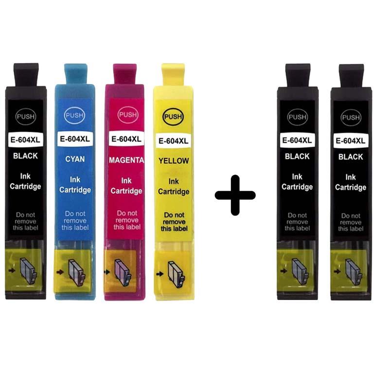 Printerinks Multicolor Compatible Epson Expression Home Xp-2205 Printer Ink Cartridges (6 Pack) -T10h14010 Multipack