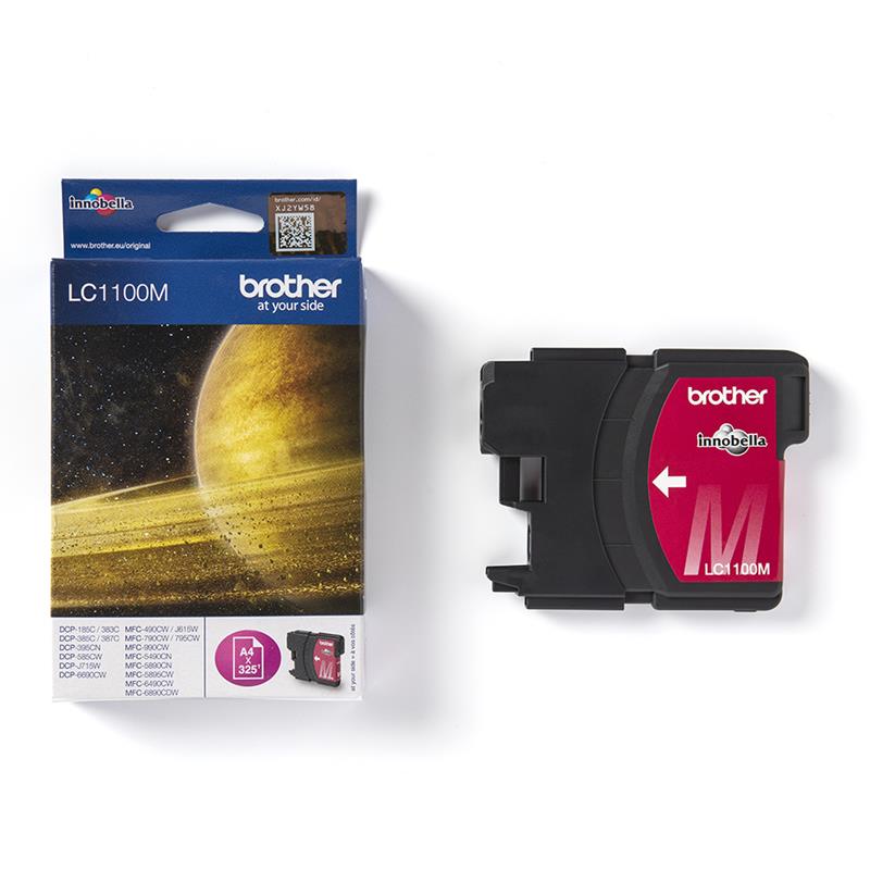 Brother Magenta Lc1100m Original Print Cartridge