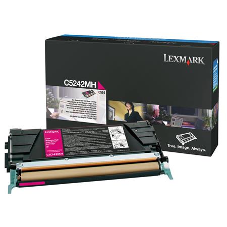 Lexmark Magenta C5242mh Original High Capacity Toner Cartridge