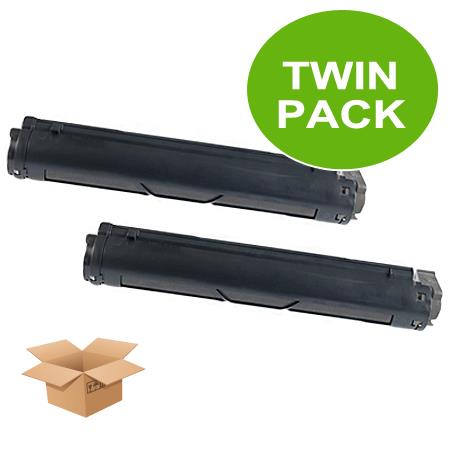 compatible multipack oki okipage 10i printer toner cartridges 2 pack -40433203