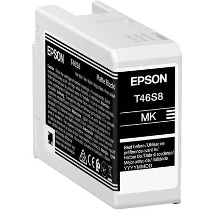 Epson Matteblack T46s8 (T46s800) Matte Black Original Ultrachrome Ink Cartridge (25Ml)