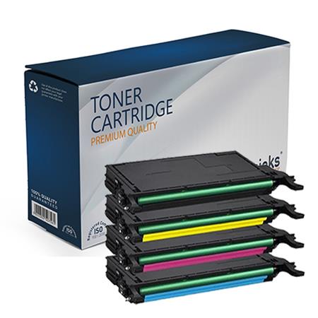 Compatible Multipack Samsung CLP-670 Printer Toner Cartridges (4 Pack) -CLT-K5082L