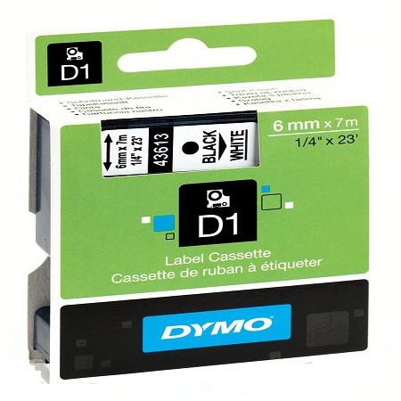 DYMO S0720780 D1 Tape 6mm x 7m Black on White - Image 23