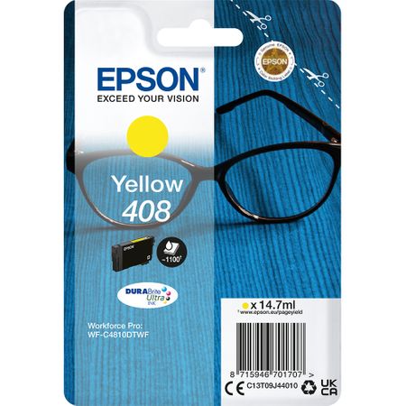 Epson 408 Ink Cartridge DURABrite Ultra Glasses Yellow - Image 14