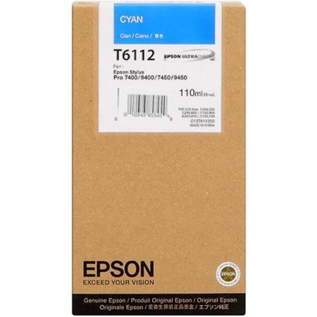 epson t6112 t611200 cyan standard capacity original ink cartridge