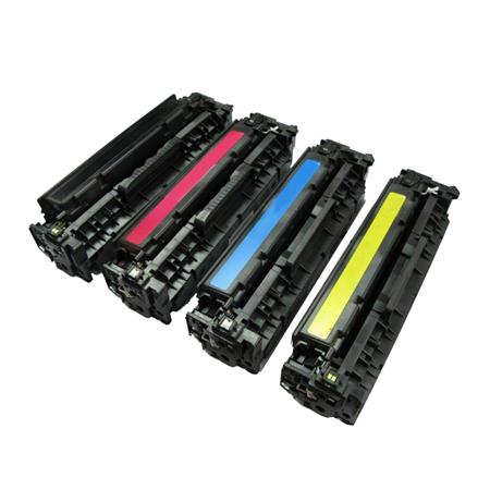 compatible multipack hp colour laserjet 2550 printer toner cartridges 4 pack -q3960a