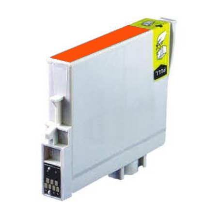 Printerinks Orange Compatible Epson T0879 Ink Cartridge (Replaces Epson T0879 Flamingo)
