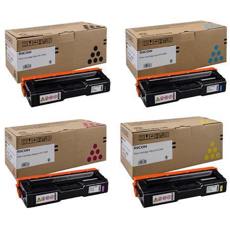 original multipack ricoh sp c360 printer toner cartridges 4 pack -408190