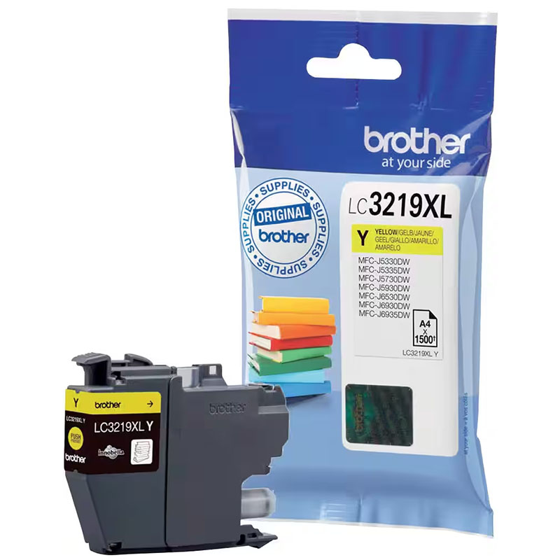 brother lc3219xly yellow original high capacity ink cartridge