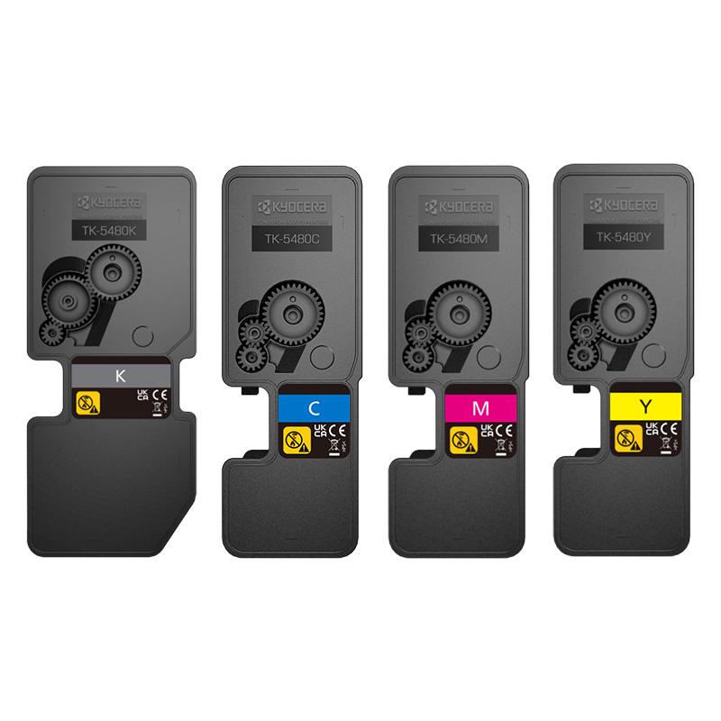Kyocera Multicolor Ecosys Pa2101cx Printer Toner Cartridges (4 Pack) -Tk-5480K Multipack Original
