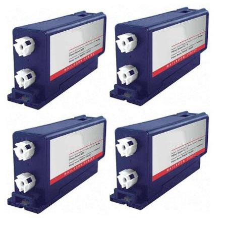 Printerinks Multicolor Compatible Pitney Bowes Dm550 Printer Ink Cartridges (4 Pack) -620-1Sb Multipack