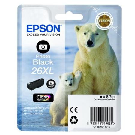 Epson Polar Bear T2632 Xl Photo Ink Cartridge, Black - Image 4