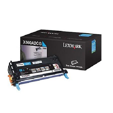 lexmark x560a2cg cyan original toner cartridge