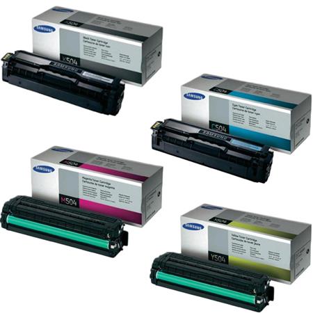 Samsung Multicolor Clp-415N Printer Toner Cartridges (4 Pack) -Clt-K504s Multipack Original