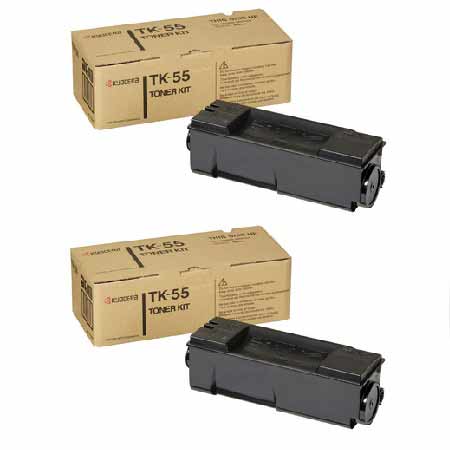 Kyocera Multicolor Tk-55 Black Original Toners Twin Pack (2 Pack)
