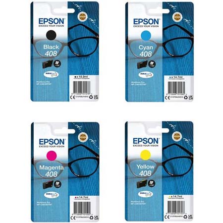 Epson Multicolor Workforce Pro Wf-C4810dtwf Printer Ink Cartridges (4 Pack) -T09j14010 Multipack Original - Image 15